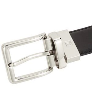 Lauren by Ralph Lauren - Men’s Black Belt with “RLL” - Leather & other materials